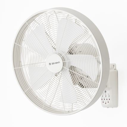 ZEVENTI - Zidni ventilator FREEZE 50W/230V, prečnik 40 cm, beo, sa daljinskim upravljačem