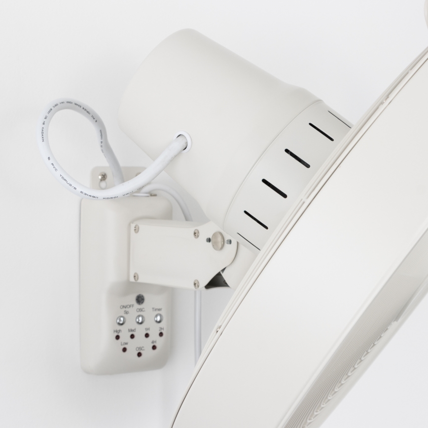 ZEVENTI - Zidni ventilator FREEZE 50W/230V prečnik 45 cm beo + daljinski upravljač