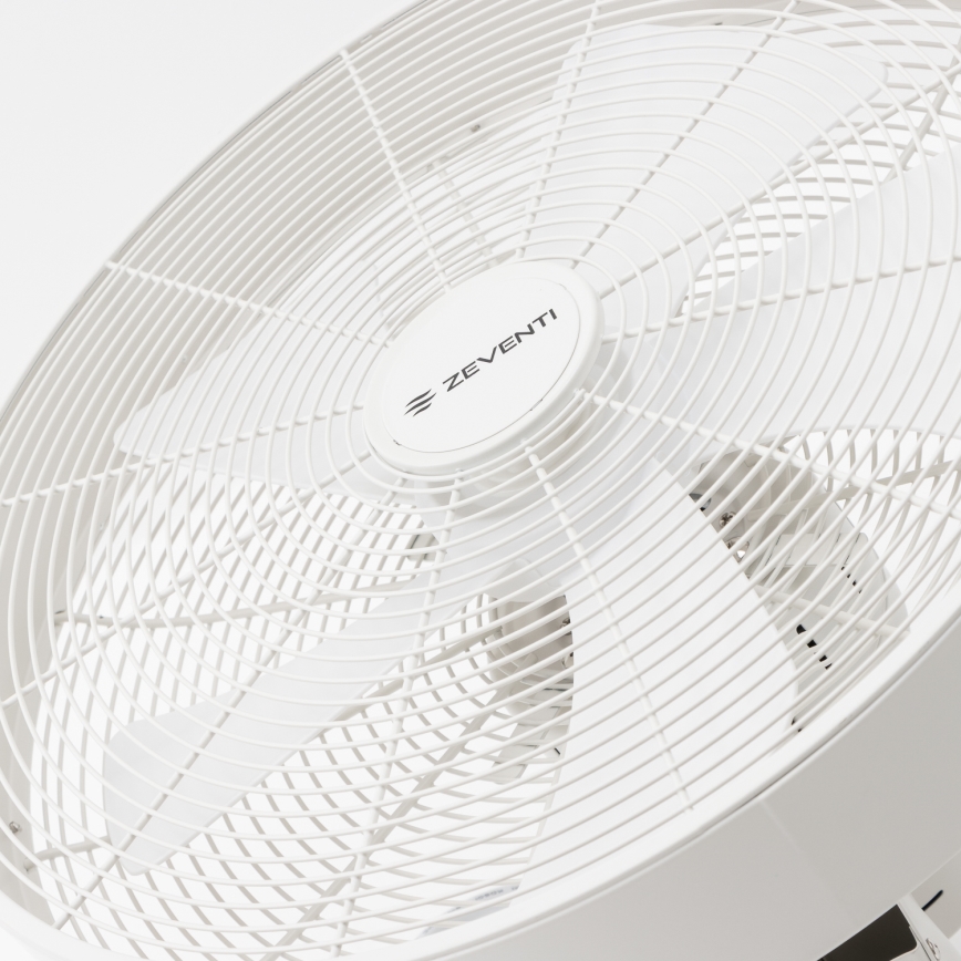 ZEVENTI - Zidni ventilator FREEZE 50W/230V prečnik 45 cm beo + daljinski upravljač