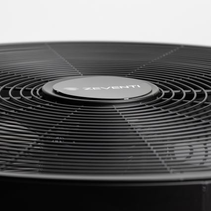 ZEVENTI - Zidni ventilator FREEZE 50W/230V, prečnik 45 cm, crna + daljinski upravljač