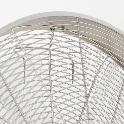 ZEVENTI - Zidni ventilator FREEZE 50W/230V, prečnik 40 cm, mat hrom + daljinski upravljač