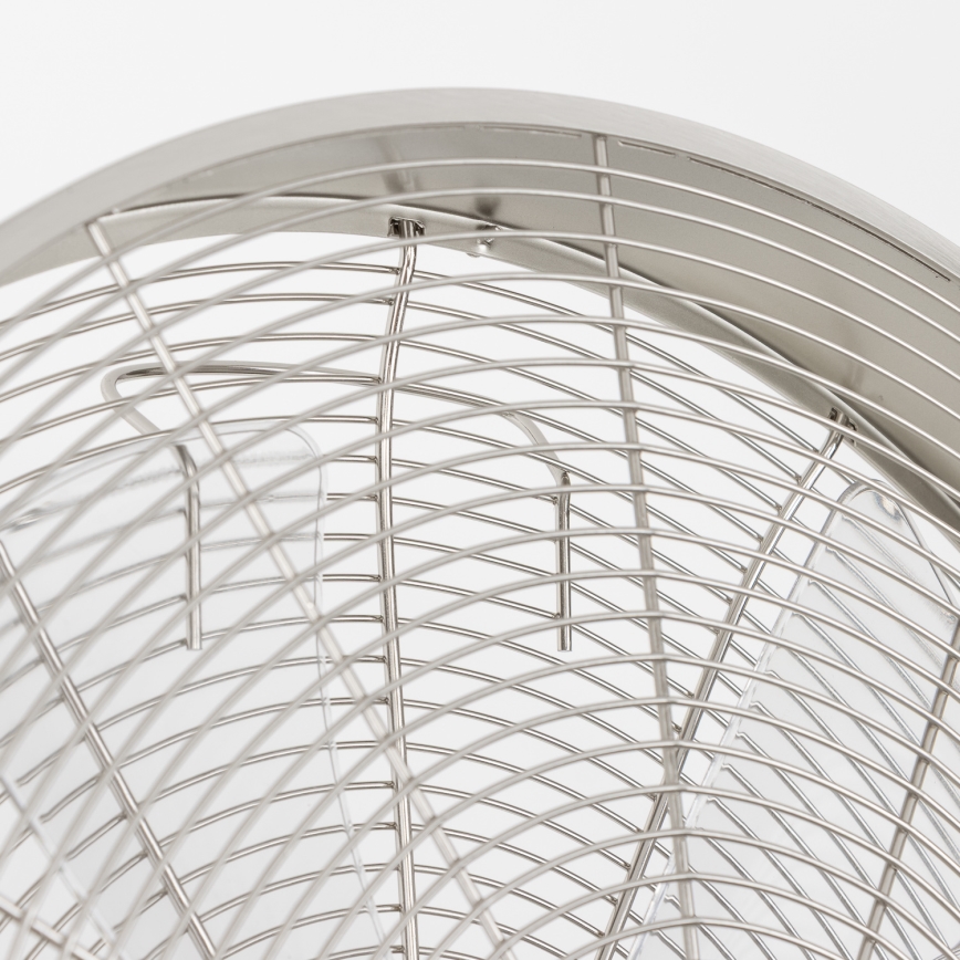 ZEVENTI - Zidni ventilator FREEZE 50W/230V, prečnik 40 cm, mat hrom + daljinski upravljač