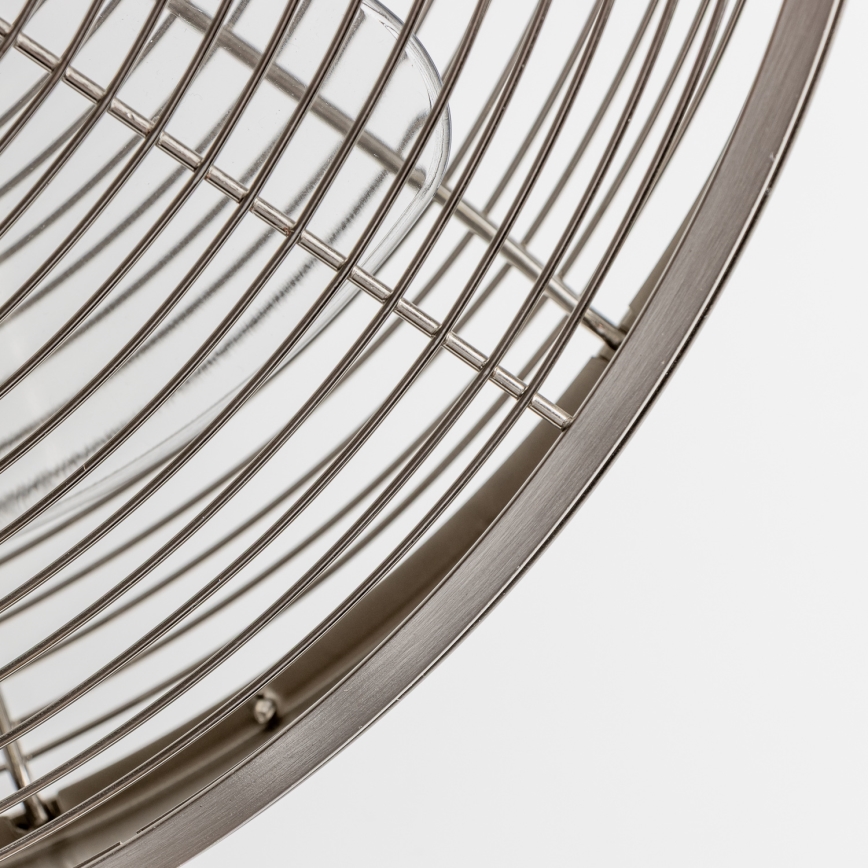 ZEVENTI - Zidni ventilator FREEZE 50W/230V prečnik 45 cm mat hrom + daljinski upravljač