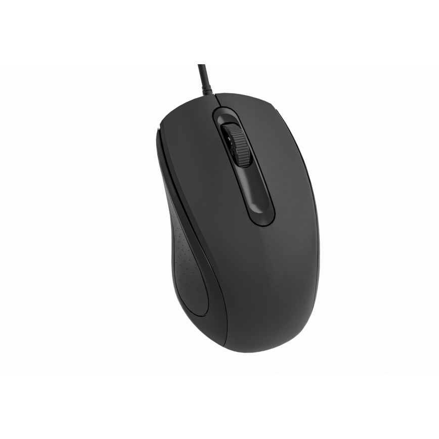 Žični miš 1200 DPI USB-C, crne boje
