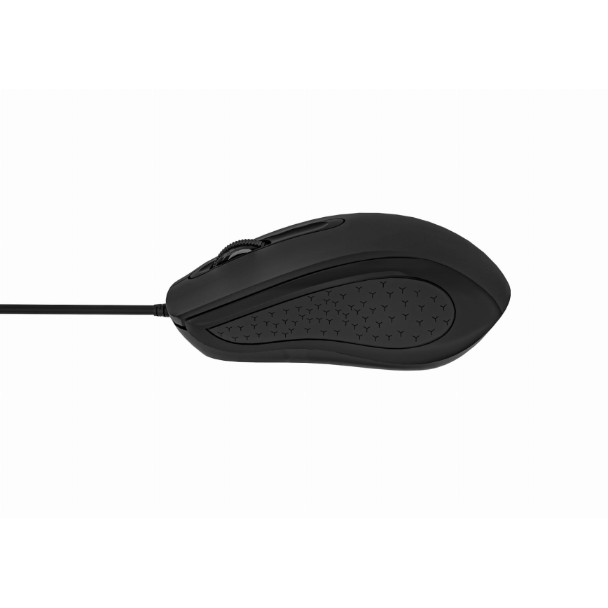 Žični miš 1200 DPI USB-C, crne boje