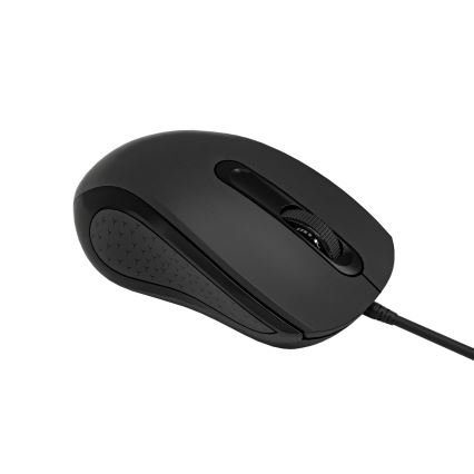 Žični miš 1200 DPI USB-C, crne boje