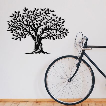 Zidna dekoracija 69x52 cm – metalni motiv drveta