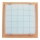 Zidna i plafonska svetiljka GEOMETRICA 1xE27/60W/230V, od kaučukovog drveta 30x30 cm