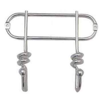 Zidna kuka TWIST 13,5x16,5 cm sjajni hrom