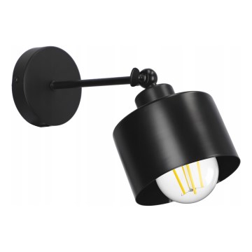 Zidna lampa 1xE27/20W/230V crna