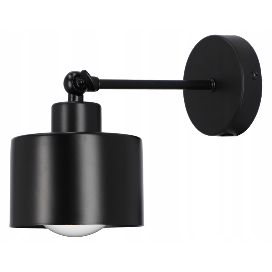 Zidna lampa 1xE27/20W/230V crna