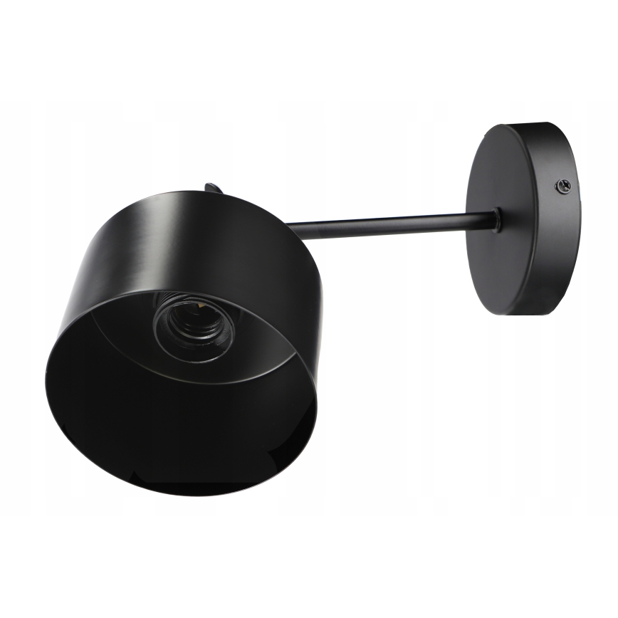 Zidna lampa 1xE27/20W/230V crna