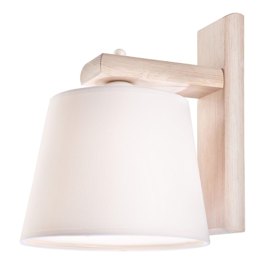 Zidna lampa AIDA 1xE27/60W/230V hrast