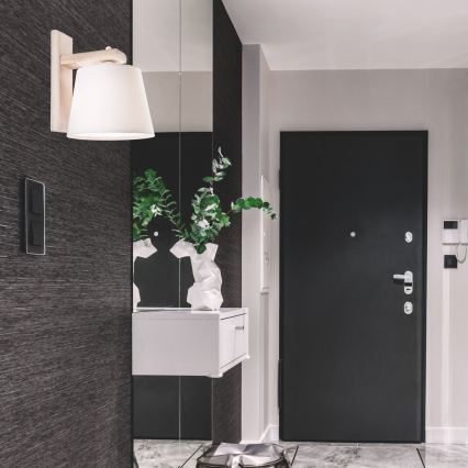 Zidna lampa AIDA 1xE27/60W/230V hrast