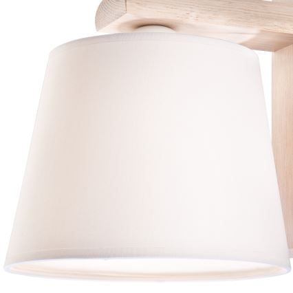 Zidna lampa AIDA 1xE27/60W/230V hrast