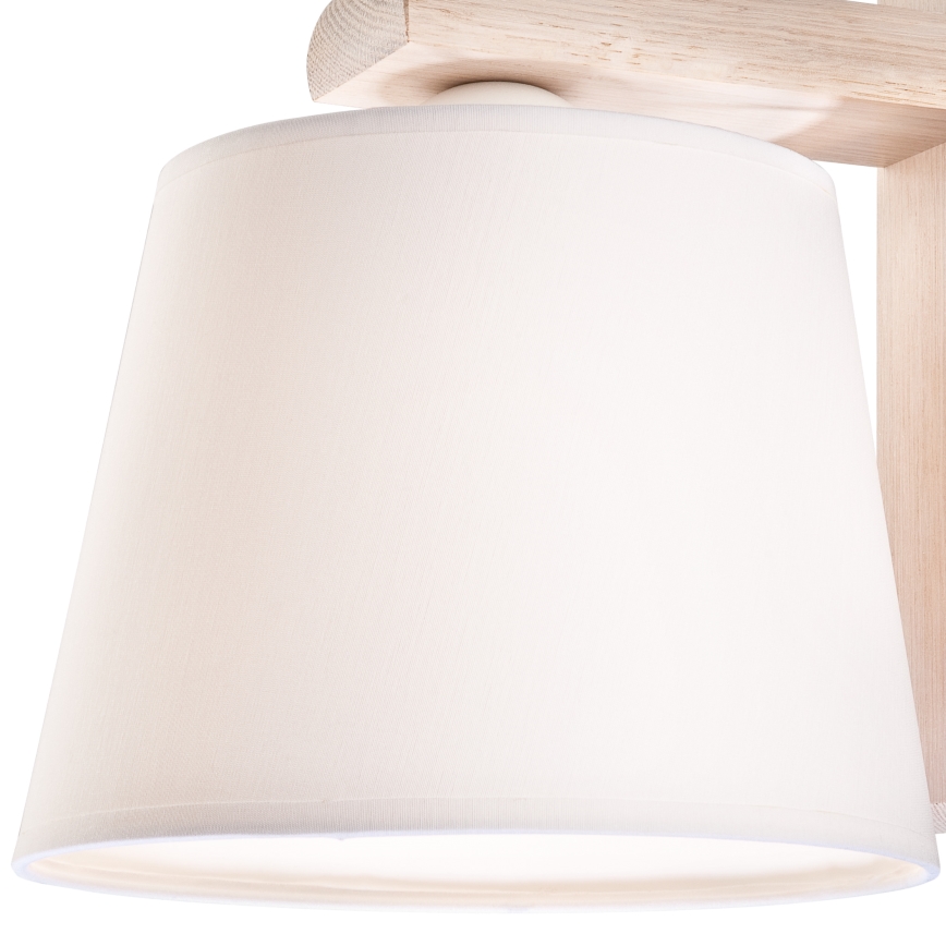 Zidna lampa AIDA 1xE27/60W/230V hrast