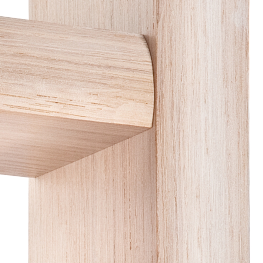 Zidna lampa AIDA 1xE27/60W/230V hrast