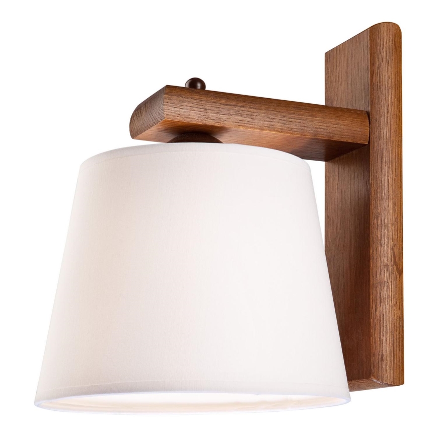 Zidna lampa AIDA 1xE27/60W/230V hrast