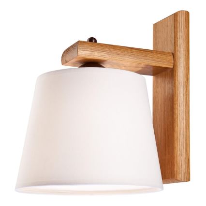 Zidna lampa AIDA 1xE27/60W/230V hrast