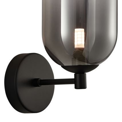 Zidna lampa ALIAS 1xG9/8W/230V crna/siva