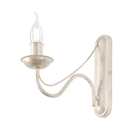 Zidna lampa ANTON 1xE14/60W/230V bela patina
