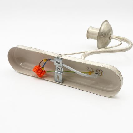 Zidna lampa ANTON 1xE14/60W/230V bela patina