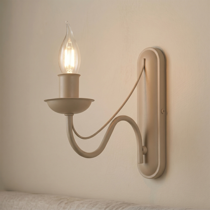Zidna lampa ANTON 1xE14/60W/230V bež