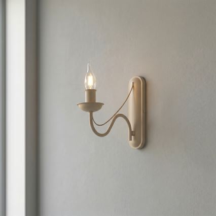 Zidna lampa ANTON 1xE14/60W/230V bež