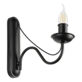 Zidna lampa ANTON 1xE14/60W/230V crna