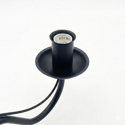 Zidna lampa ANTON 1xE14/60W/230V crna