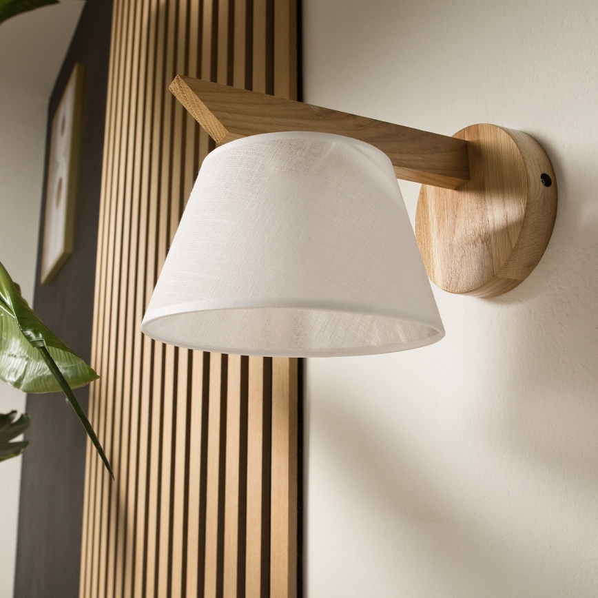 Zidna lampa ANTONIO 1xE14/40W/230V hrast