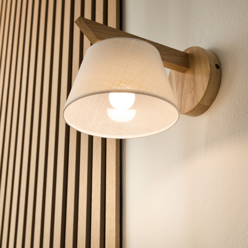 Zidna lampa ANTONIO 1xE14/40W/230V hrast