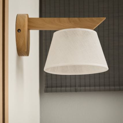 Zidna lampa ANTONIO 1xE14/40W/230V hrast