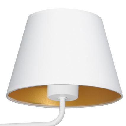 Zidna lampa ARDEN 1xE27/60W/230V bela/zlatna