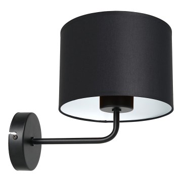 Zidna lampa ARDEN 1xE27/60W/230V crna/bela