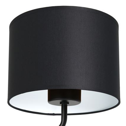 Zidna lampa ARDEN 1xE27/60W/230V crna/bela