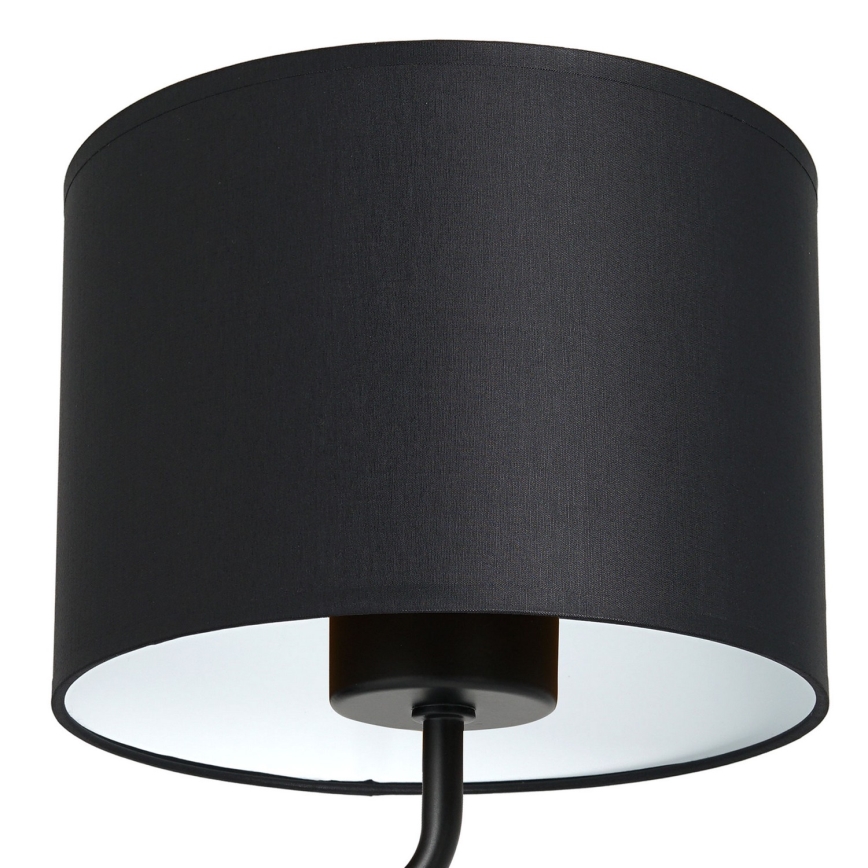 Zidna lampa ARDEN 1xE27/60W/230V crna/bela