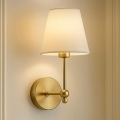 Zidna lampa ASPARAGUS 1xE27/40W/230V zlatna/krem boje
