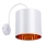 Zidna lampa ATLANTA 1xE27/40W/230V bela