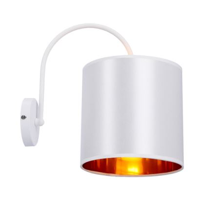 Zidna lampa ATLANTA 1xE27/40W/230V bela
