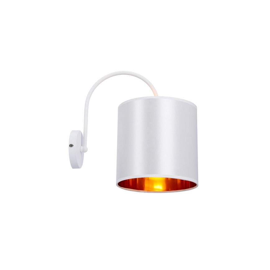 Zidna lampa ATLANTA 1xE27/40W/230V bela
