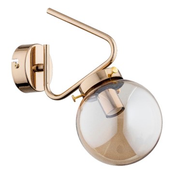 Zidna lampa BARSUM 1xE14/10W/230V zlatna