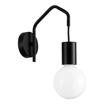 Zidna lampa BASSO 1xE27/40W/230V crna