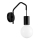 Zidna lampa BASSO 1xE27/40W/230V crna