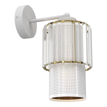 Zidna lampa BLANCO 1xE27/60W/230V bela