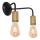 Zidna lampa BRENDA 2xE27/60W/230V crna/zlatna