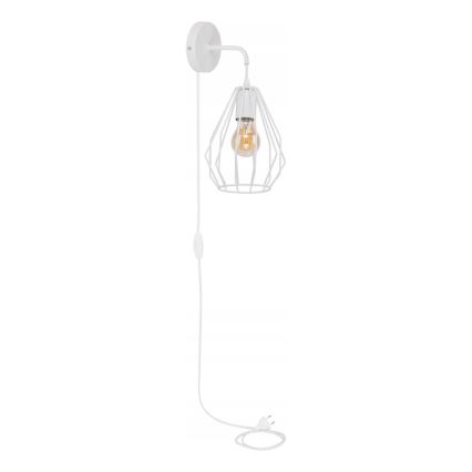 Zidna lampa BRYLANT 1xE27/60W/230V bela
