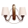 Zidna lampa CLASSIC 2xE27/40W/230V bronzana/bež
