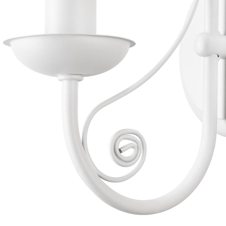 Zidna lampa DONATO 1xE14/40W/230V bela