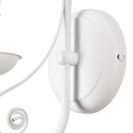 Zidna lampa DONATO 1xE14/40W/230V bela